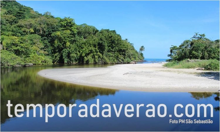 Barra de Sahy em São Sebastião no litoral paulista - temporadaverao.com