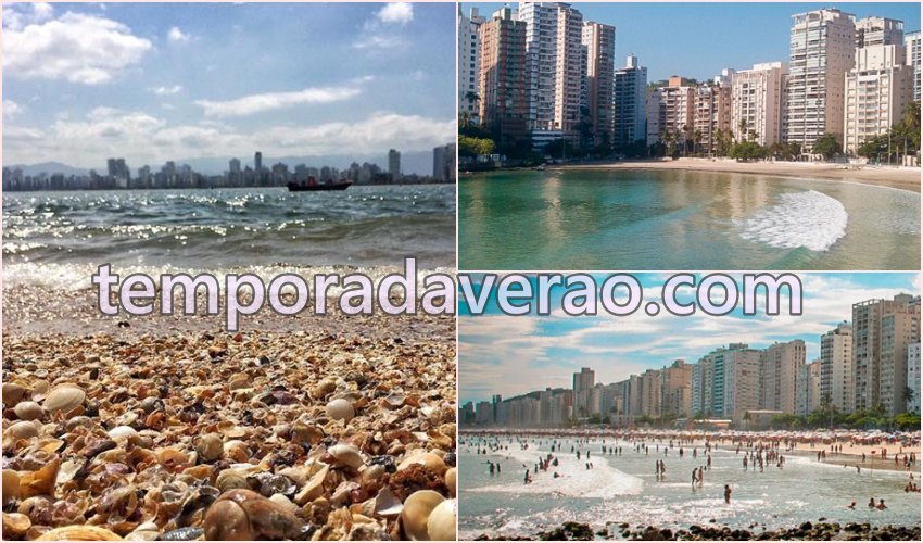 Guarujá Temporada Verão : Praias do Cheira Limão, Astúrias e Pitangueiras na Pérola do Atlântico