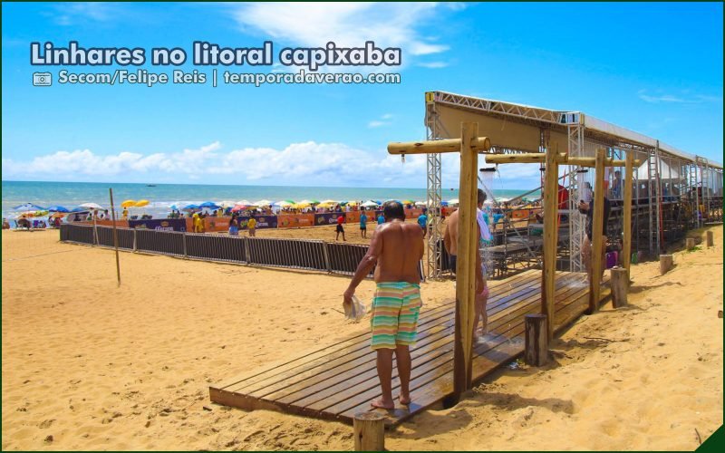 Temporada Verão 2025 em Linhares no litoral capixaba : todas as praias estão próprias para banho