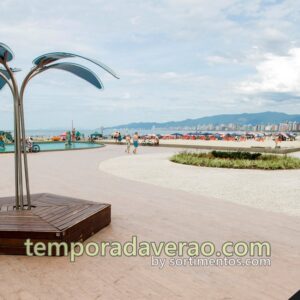 Praça Duque de Caxias no Bairro Canto do Forte em Praia Grande - tempordaverao.com