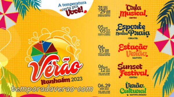 Itanhaem Temporada Verao Itanhaem Programacao Verao