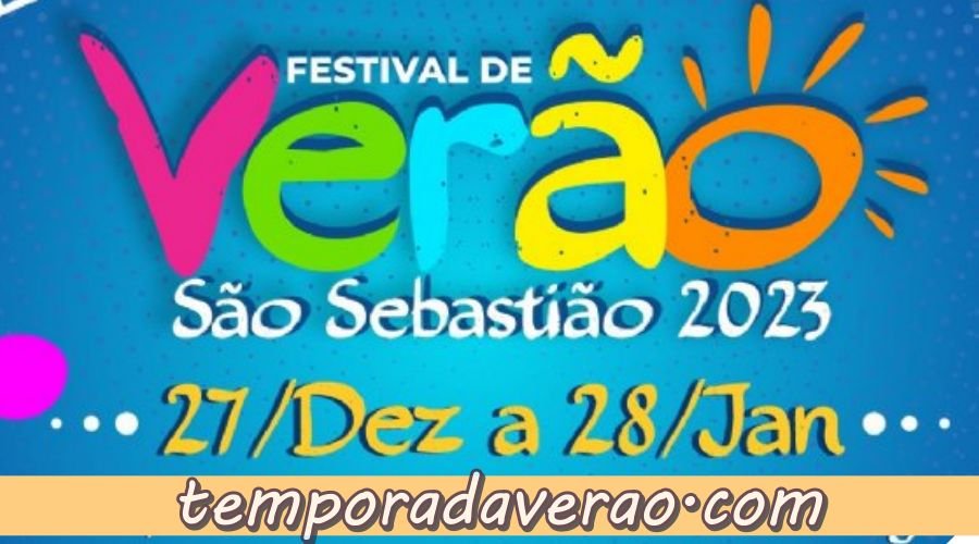 Programação Festival de Verão em São Sebastião no litoral paulista