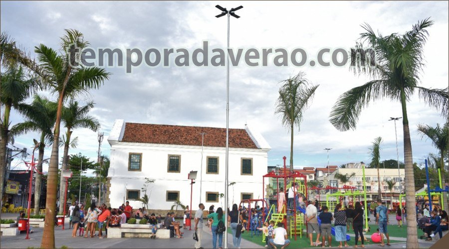 Praça Orlando de Barros Pimentel em Maricá - Foto: Clarildo Menezes - sortimentos.com
