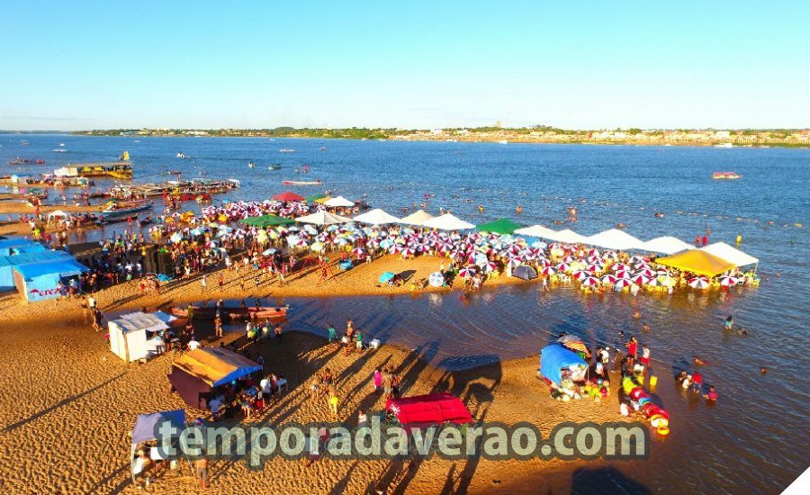 Verão na Praia do Tucunaré em Marabá no Pará - Temporada Verão ( temporadaverao.com )