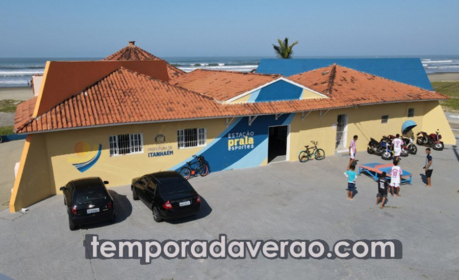Estação Praia de Esportes no Cibratel em Itanhaém - Temporada Verão Sortimentos