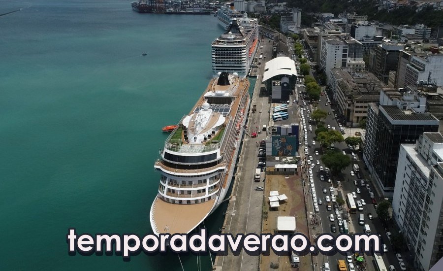 Temporada de Cruzeiros 2022 / 2023 : Terminal Marítimo de Salvador receberá escalas de 77 cruzeiros