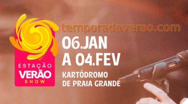 Programação Estação Verão 2023 em Praia Grande no litoral paulista