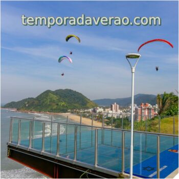 Mirante das Galhetas em Guarujá no litoral paulista