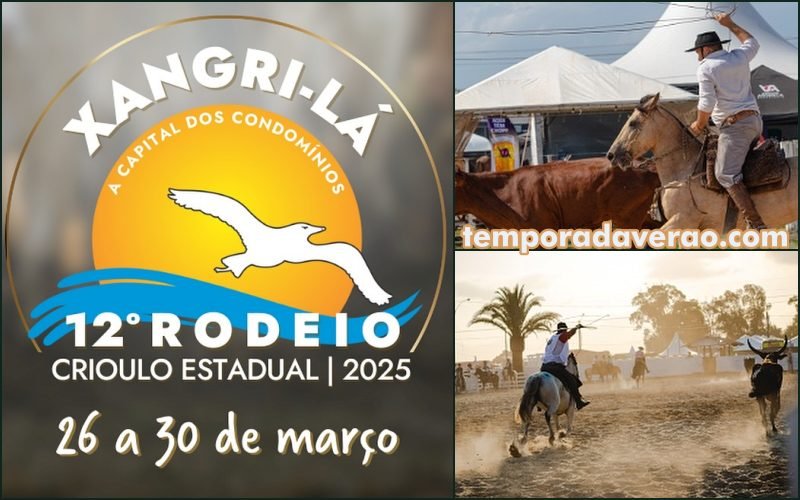 Xangri-Lá Temporada Verão 2025 no litoral gaúcho : 12º Rodeio de Xangri-Lá