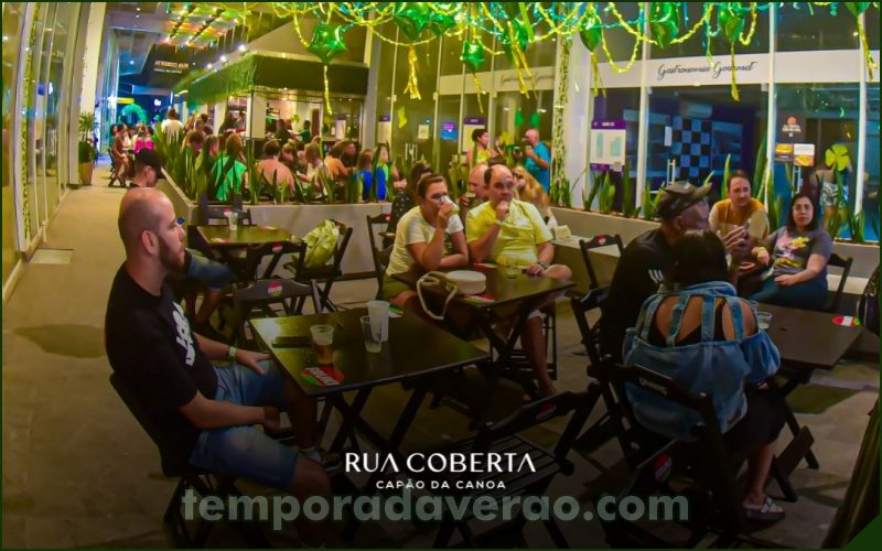 Temporada Verão 2025 em Capão da Canoa no litoral gaúcho : operações gastronômicas e serviços na Rua Coberta