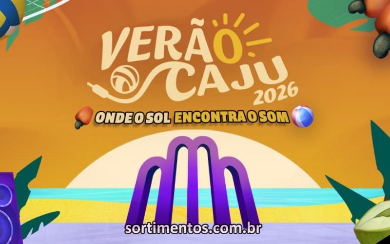 Programação Verão Caju 2026 na Orla de Atalaia em Aracaju