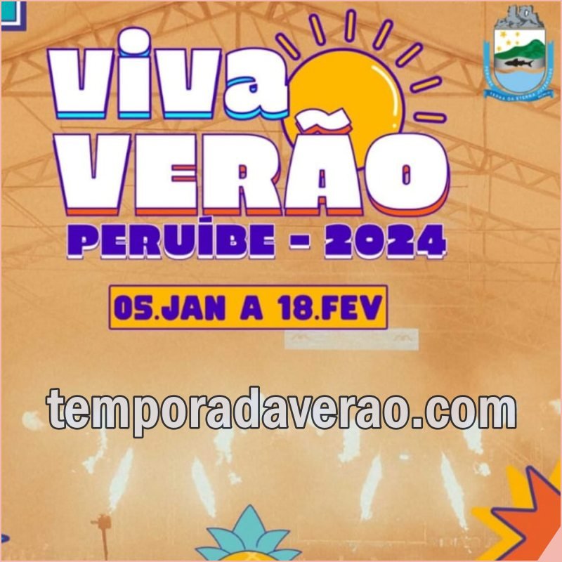 Viva Verão em Peruíbe - Temporada Verão 2024 em Peruíbe no litoral paulista