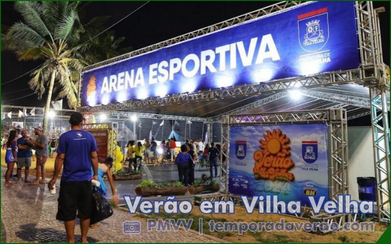 Programação Arena de Verão 2025 na Praia da Costa em Vila Velha no Espírito Santo