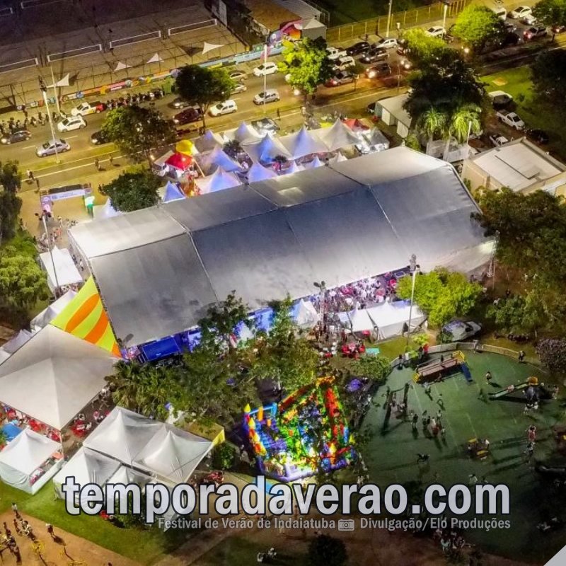 Festival de Verão de Indaiatuba 2024 acontece no Parque Ecológico, ao lado da Concha Acústica