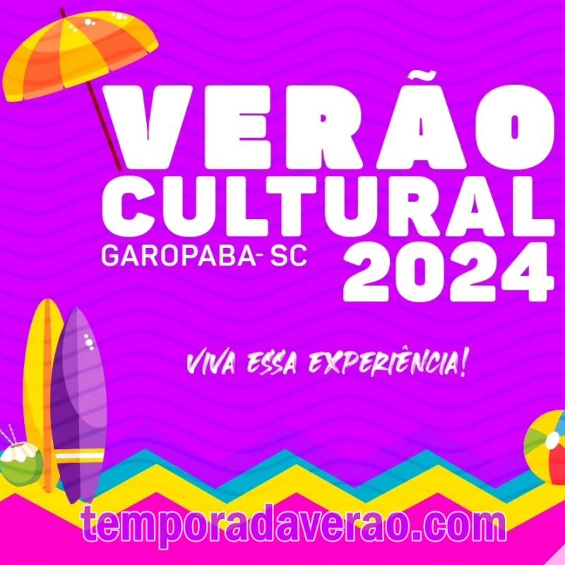 Temporada Verão 2024 em Garopaba no litoral catarinense
