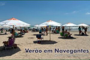 Temporada Verão 2025 em Navegantes : atividades esportivas e culturais na Arena Verão no litoral catarinense