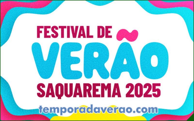 Programação dos shows no Festival de Verão 2025 em Saquarema