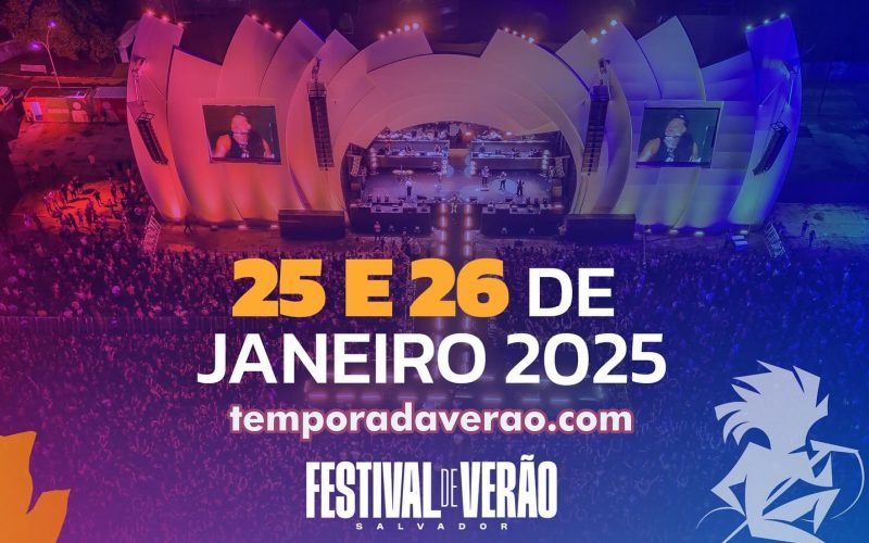 Festival de Verão Salvador 2025 : data e atrações musicais