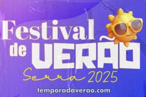 Sortimento Temporada Verão . Programação Verão 2025 na Arena Jacaraípe em Serra no Espírito Santo