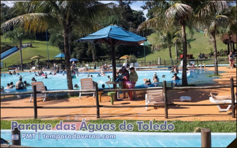 Temporada Verão em Toledo no Paraná : Parque das Águas