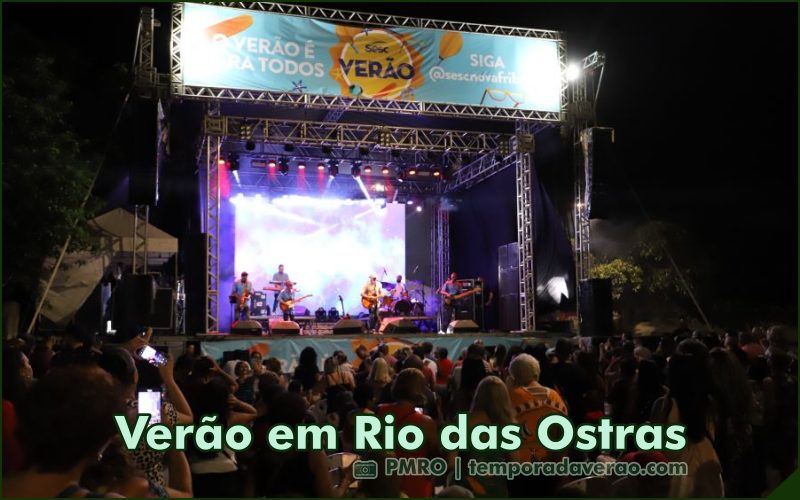 Sesc Verão 2025 em Rio das Ostras : shows aos sábados na Costazul ganham novo horário