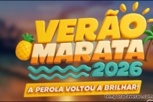 Marataízes Verão 2026 no litoral Capixaba : programação de shows e esportiva na Praia Central - temporadaverao.com