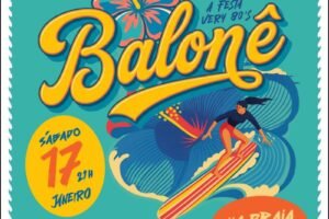 Festa Balonê na praia de Atlântida no litoral gaúcho