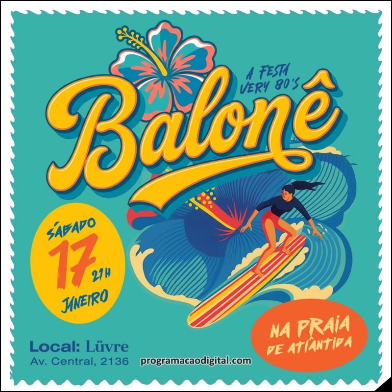 Festa Balonê na praia de Atlântida no litoral gaúcho