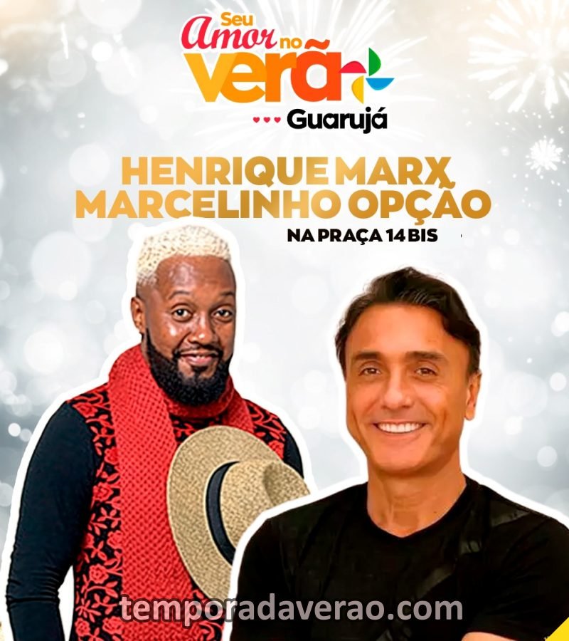 Temporada de verão 2026 em Guarujá no litoral paulista : programação Guarujá Seu Amor no Verão