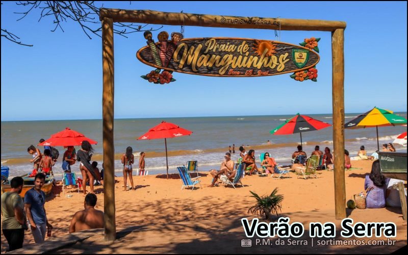 Praia de Manguinhos na Serra no Espírito Santo - Site Temporada Verão - temporadaverao.com