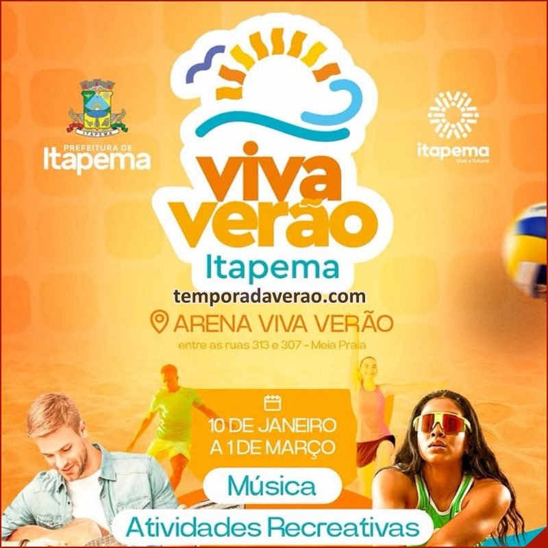 Programação Viva Verão Itapema no litoral catarinense - temporadaverao.com