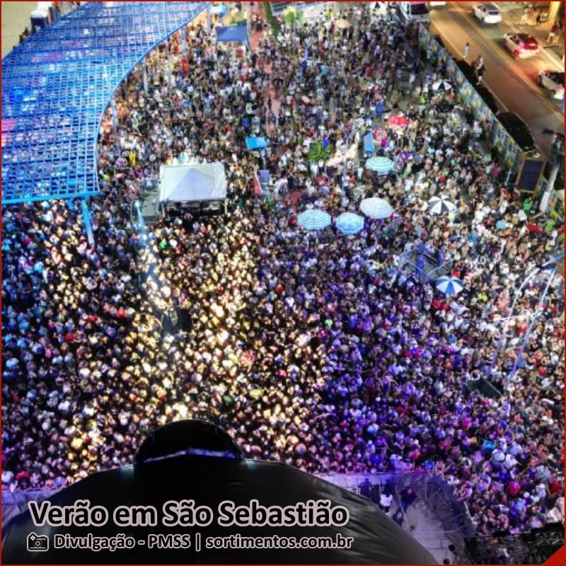 São Sebastião Verão 2026 no litoral paulista : programação do Festival de Verão de São Sebastião na Praia de Boiçucanga